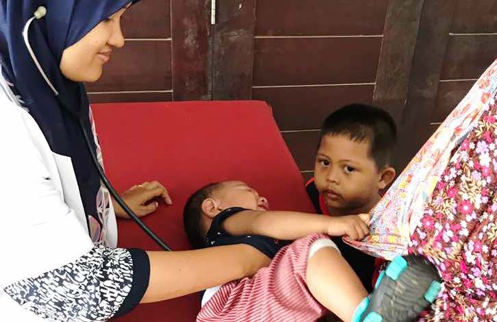 1165 Balita Ikuti Bakti Kesehatan Yayasan Citramas Group 