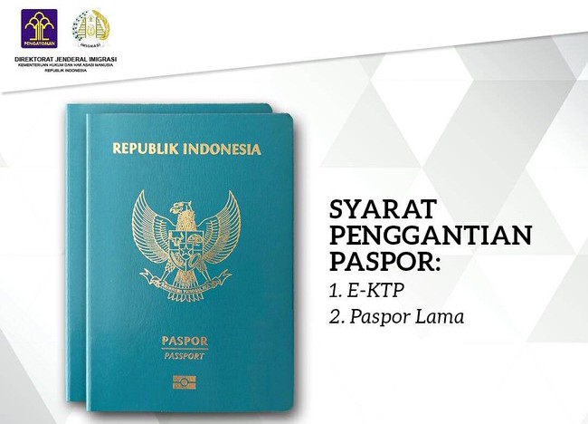 formulir paspor e pendaftaran Bawa Syarat Kini KTP Paspor Lama Paspor Ganti e Cukup dan